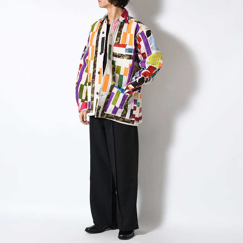 RALLY QUILT SHIRT JACKET size:M -TYPE:A-