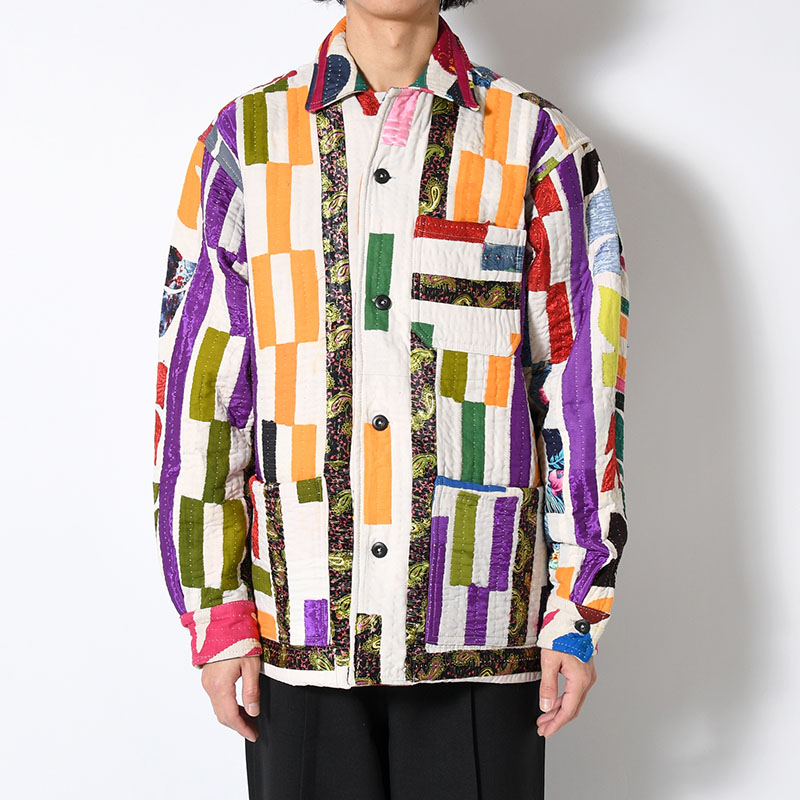 RALLY QUILT SHIRT JACKET size:M -TYPE:A-