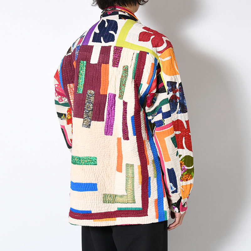 RALLY QUILT SHIRT JACKET size:M -TYPE:A-