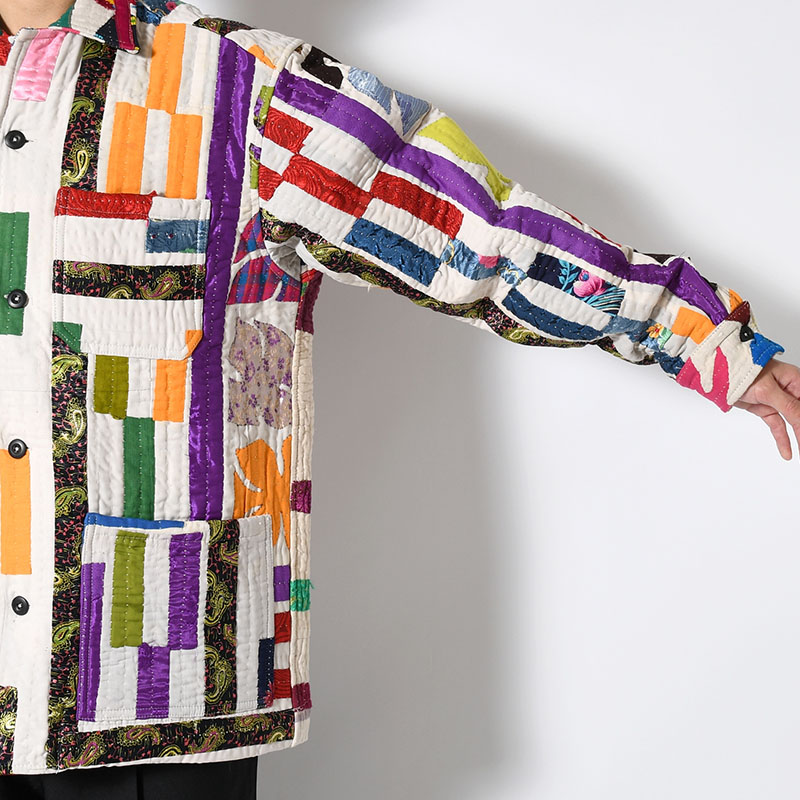 RALLY QUILT SHIRT JACKET size:M -TYPE:A-