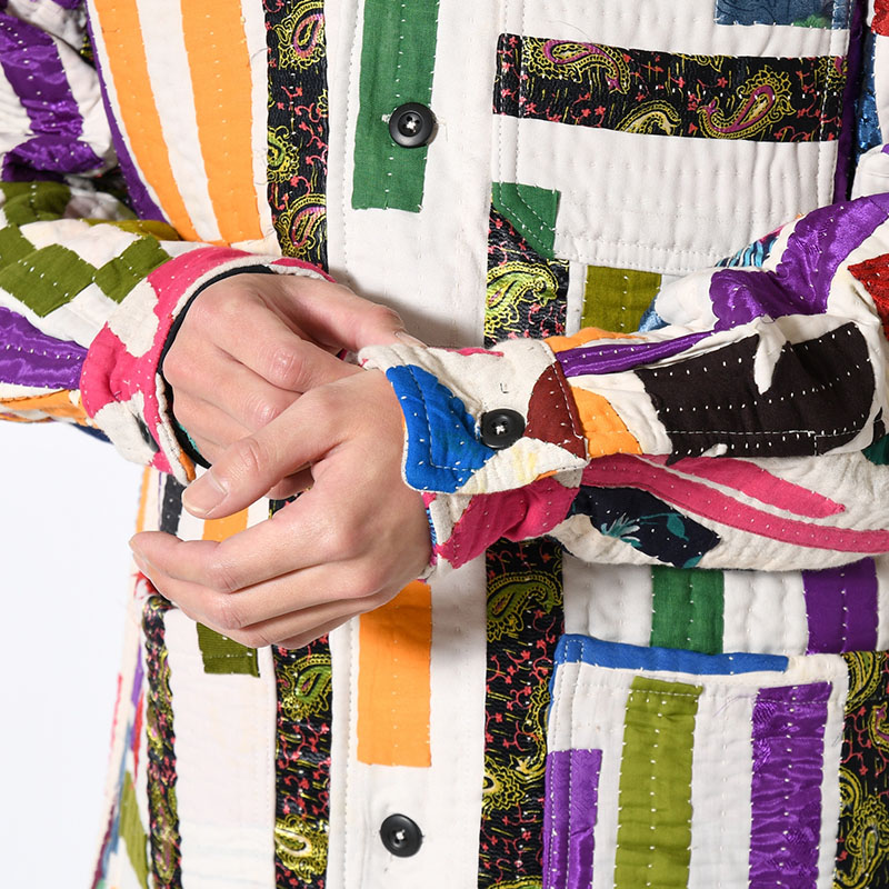 RALLY QUILT SHIRT JACKET size:M -TYPE:A-