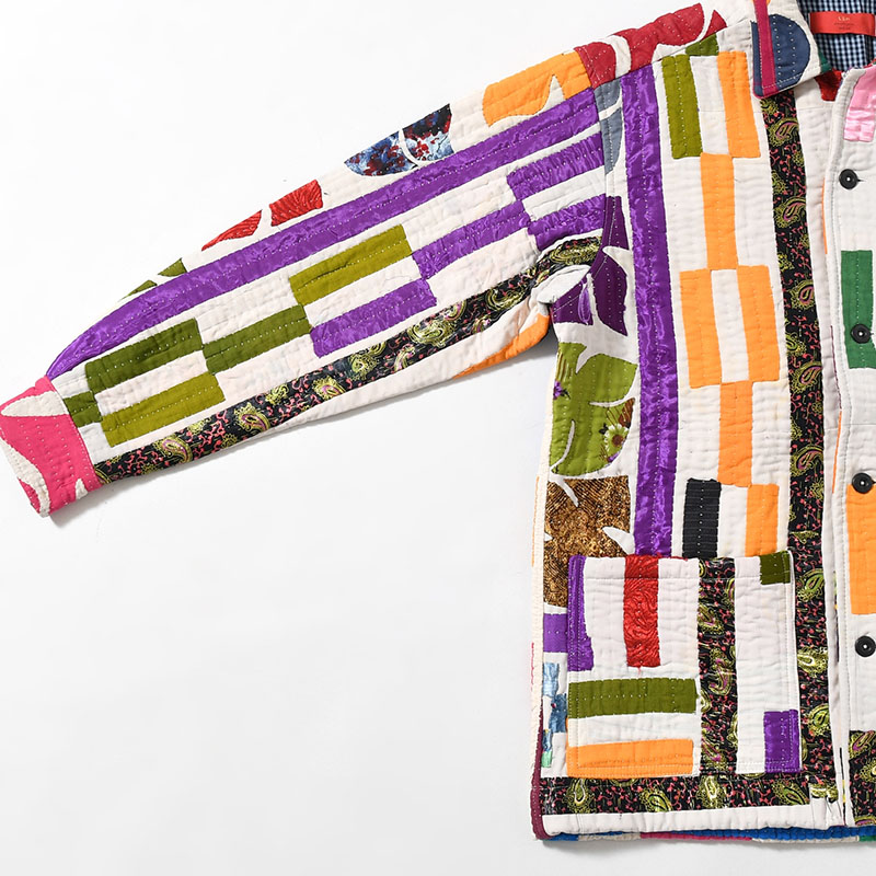 RALLY QUILT SHIRT JACKET size:M -TYPE:A-