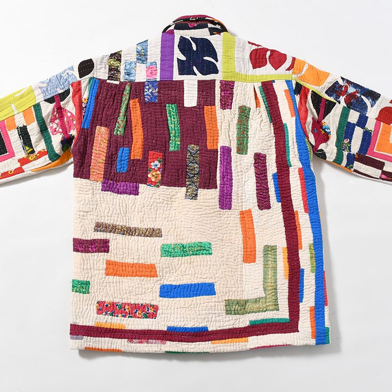 RALLY QUILT SHIRT JACKET size:M -TYPE:A-