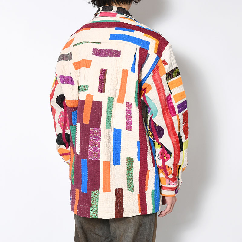 RALLY QUILT SHIRT JACKET size:M -TYPE:B-