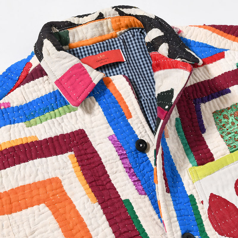 RALLY QUILT SHIRT JACKET size:M -TYPE:B-