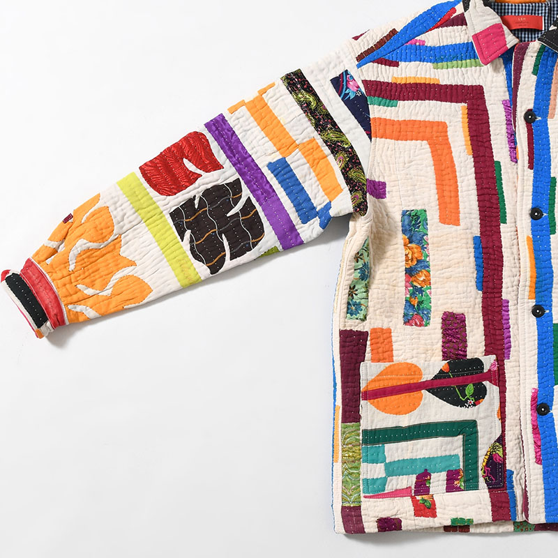 RALLY QUILT SHIRT JACKET size:M -TYPE:B-