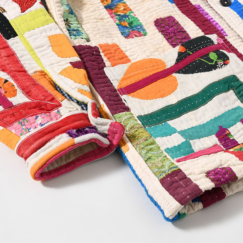 RALLY QUILT SHIRT JACKET size:M -TYPE:B-