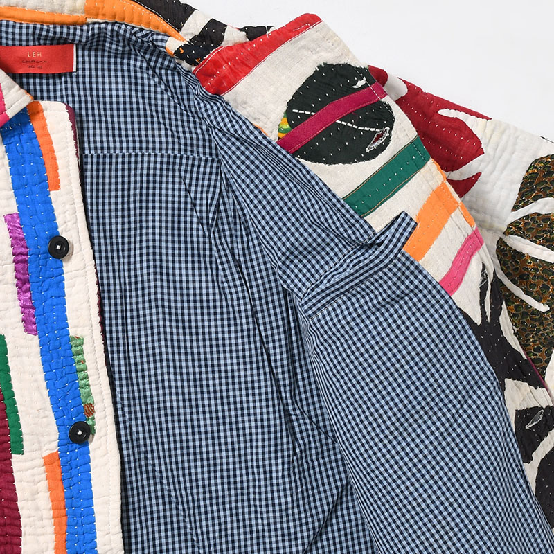 RALLY QUILT SHIRT JACKET size:M -TYPE:B-