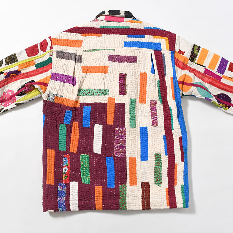 RALLY QUILT SHIRT JACKET size:M -TYPE:B-