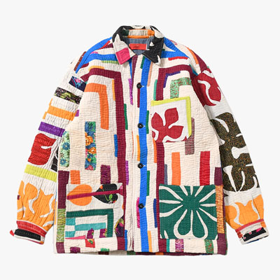 RALLY QUILT SHIRT JACKET size:M -TYPE:B-