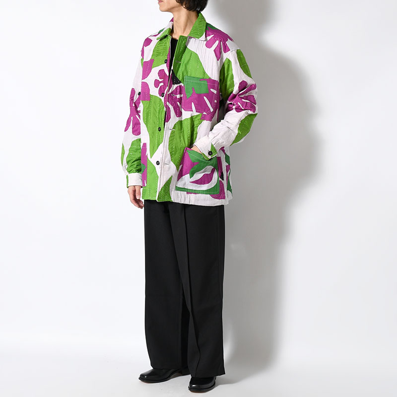 RALLY QUILT SHIRT JACKET size:L -TYPE:C-