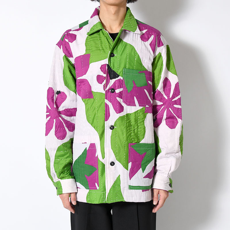 RALLY QUILT SHIRT JACKET size:L -TYPE:C-