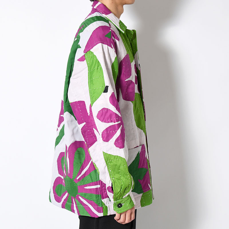 RALLY QUILT SHIRT JACKET size:L -TYPE:C-