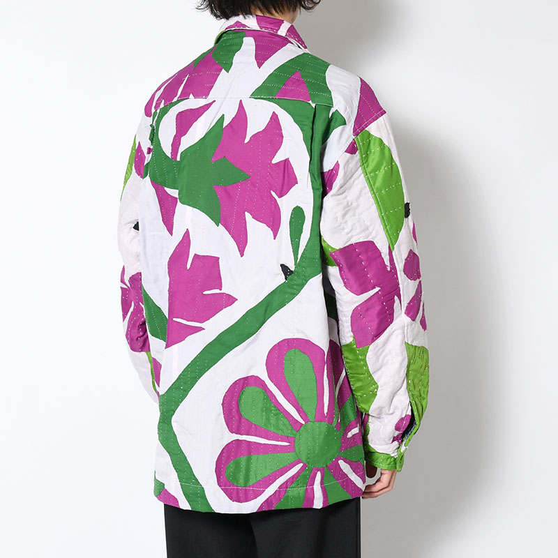 RALLY QUILT SHIRT JACKET size:L -TYPE:C-