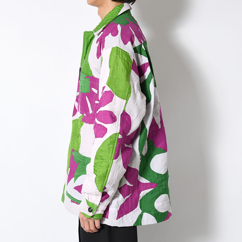 RALLY QUILT SHIRT JACKET size:L -TYPE:C-