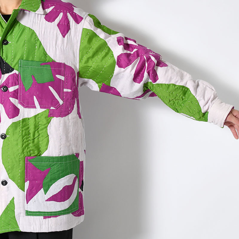 RALLY QUILT SHIRT JACKET size:L -TYPE:C-