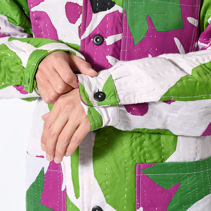 RALLY QUILT SHIRT JACKET size:L -TYPE:C-