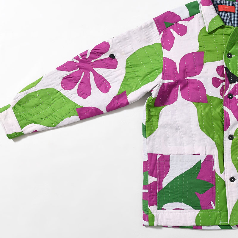 RALLY QUILT SHIRT JACKET size:L -TYPE:C-