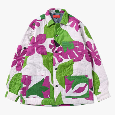 RALLY QUILT SHIRT JACKET size:L -TYPE:C-