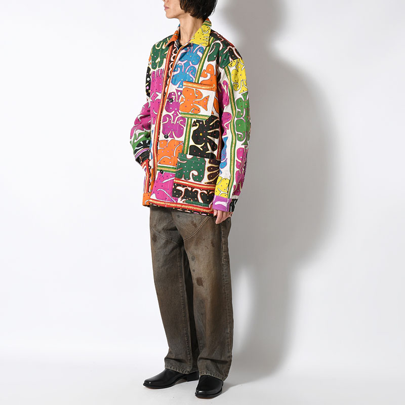 RALLY QUILT SHIRT JACKET size:L -TYPE:D-