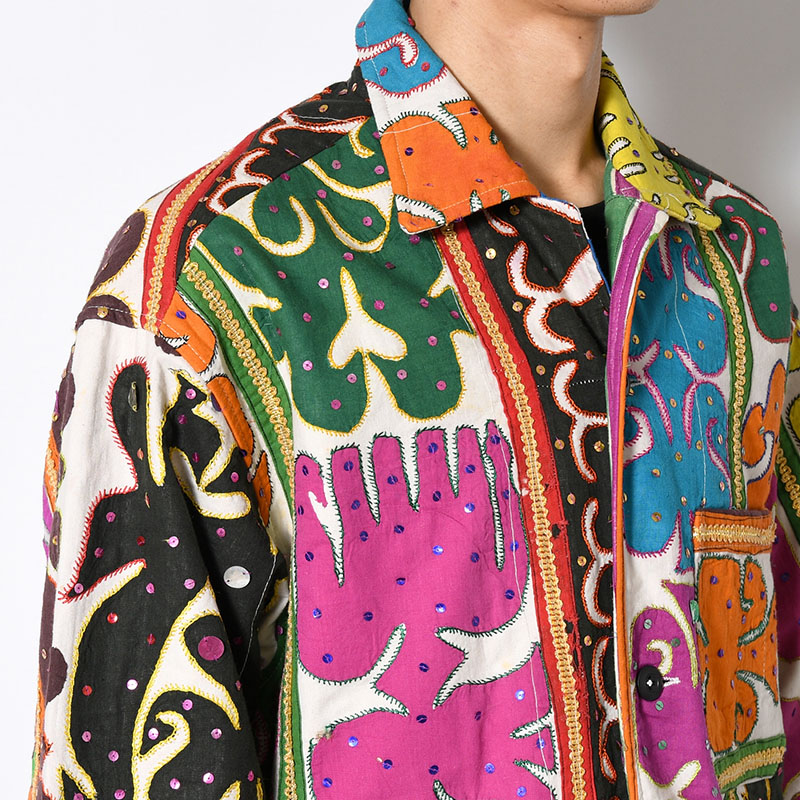 RALLY QUILT SHIRT JACKET size:L -TYPE:D-