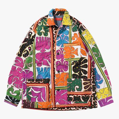 RALLY QUILT SHIRT JACKET size:L -TYPE:D-