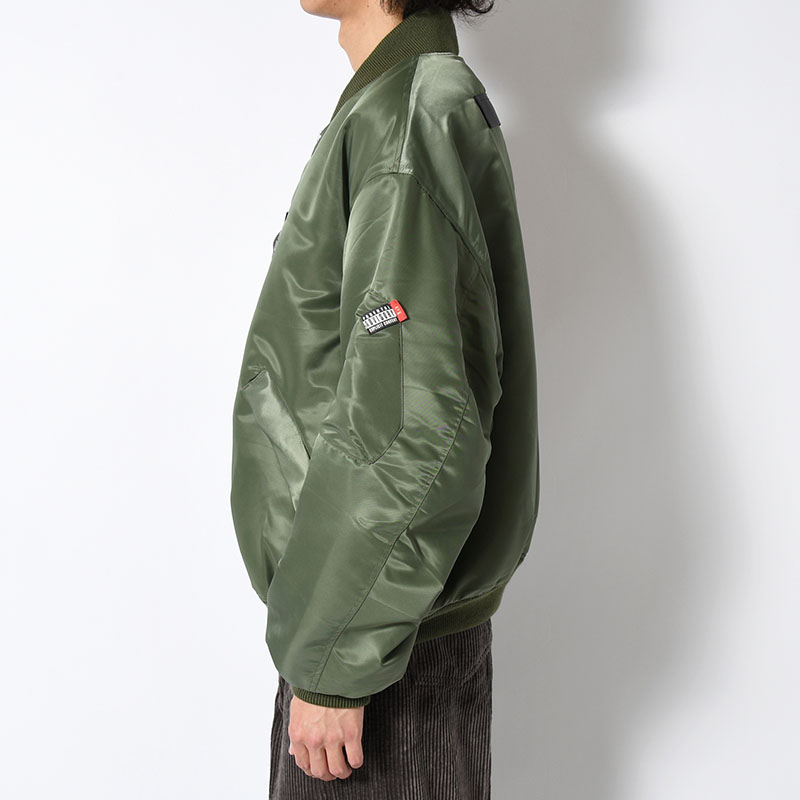 MA-1 JACKET -KHAKI×GRAY-