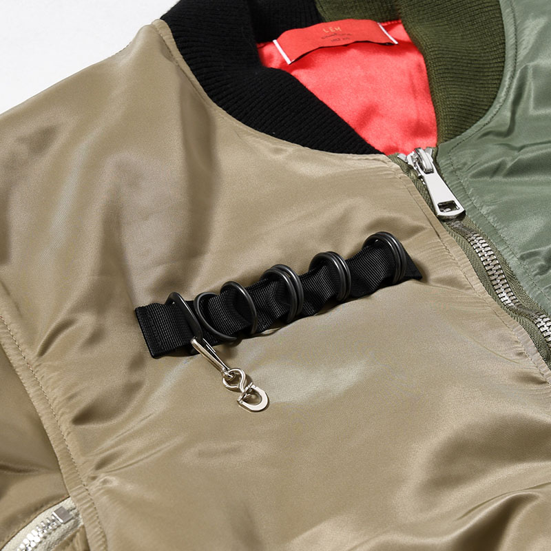 MA-1 JACKET -KHAKI×GRAY-
