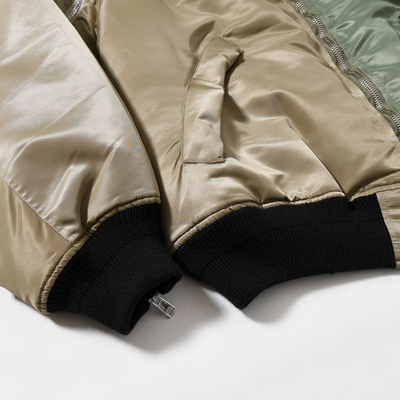 MA-1 JACKET -KHAKI×GRAY-
