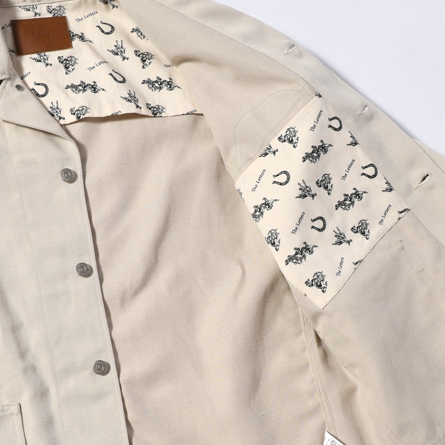 WORKERS JACKET -WOOL LINEN TWILL- -2.COLOR-