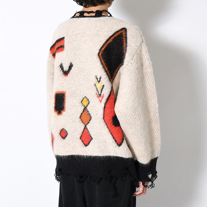 BERBER DESIGN KNIT -OFF WHITE-