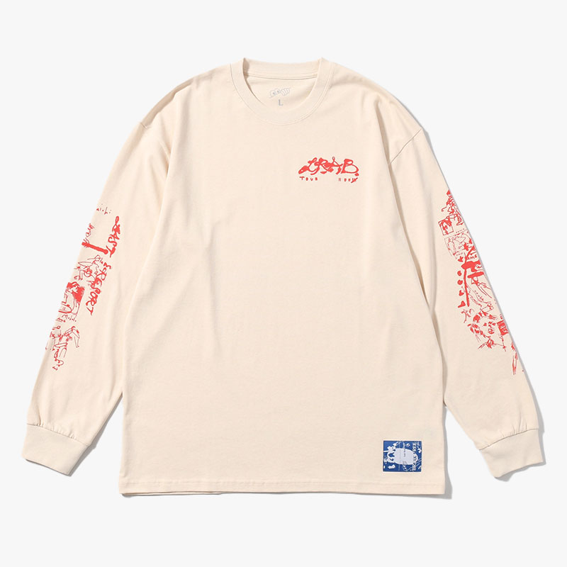 TOUR LS TEE -Natural White-