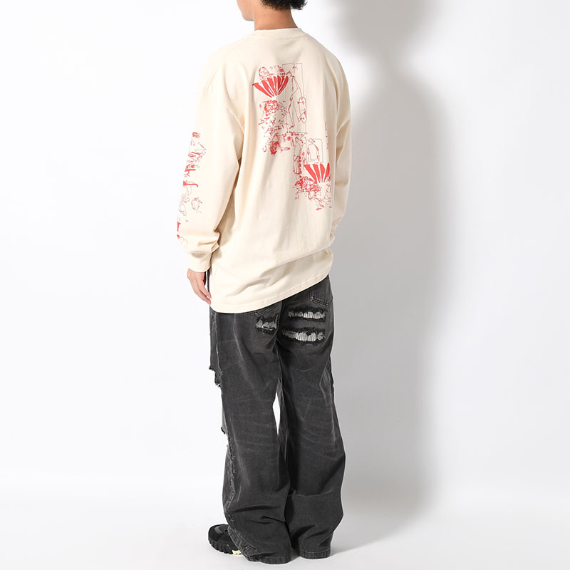 TOUR LS TEE -Natural White-