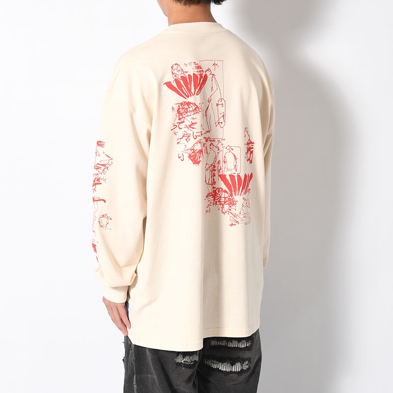 TOUR LS TEE -Natural White-