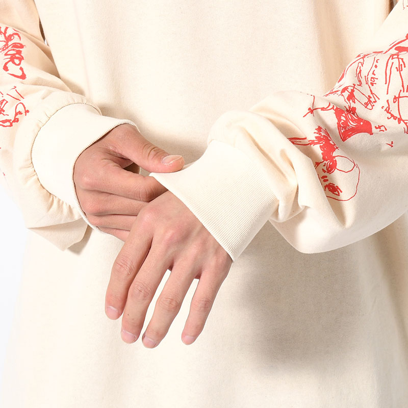 TOUR LS TEE -Natural White-