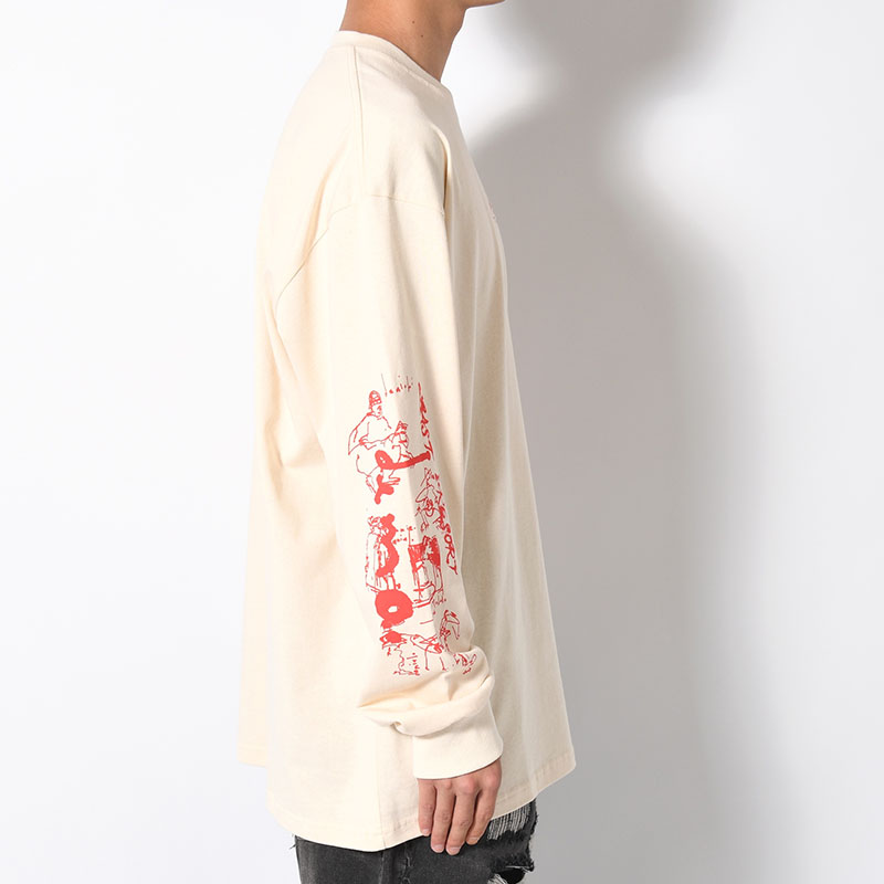 TOUR LS TEE -Natural White-