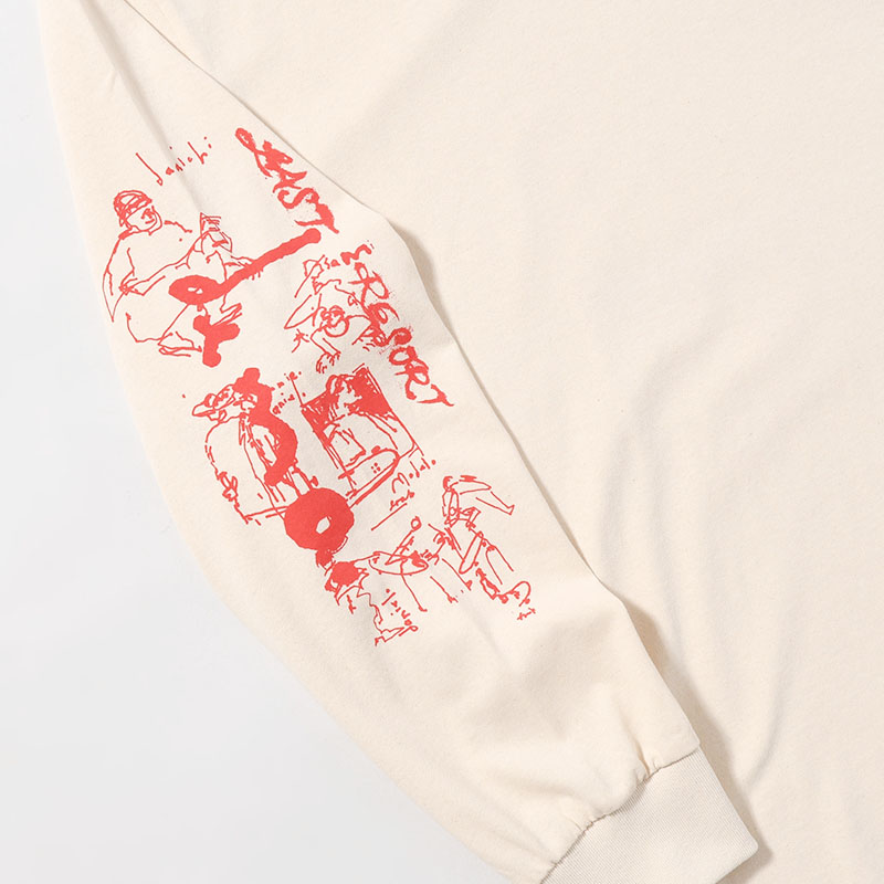 TOUR LS TEE -Natural White-