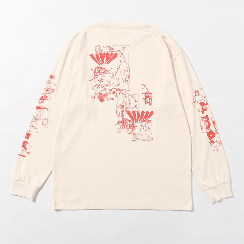 TOUR LS TEE -Natural White-