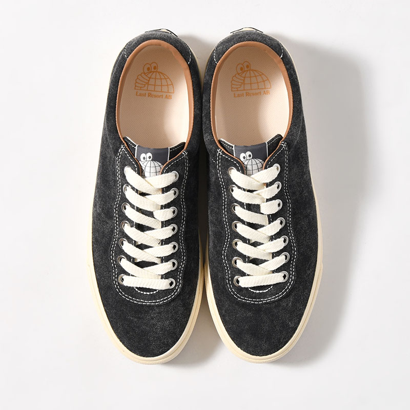 VM001 LO CANVAS -Washed Black/White-