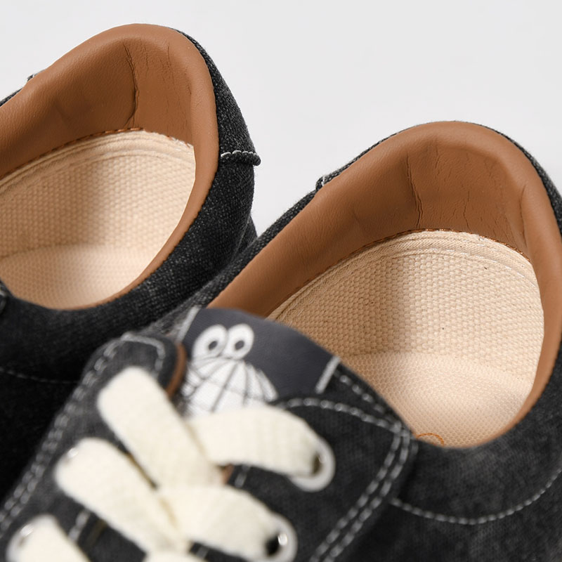 VM001 LO CANVAS -Washed Black/White-