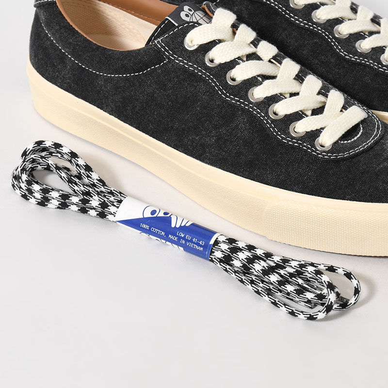 VM001 LO CANVAS -Washed Black/White-