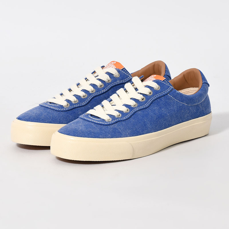 VM001 LO CANVAS -Washed Royal Blue/White-