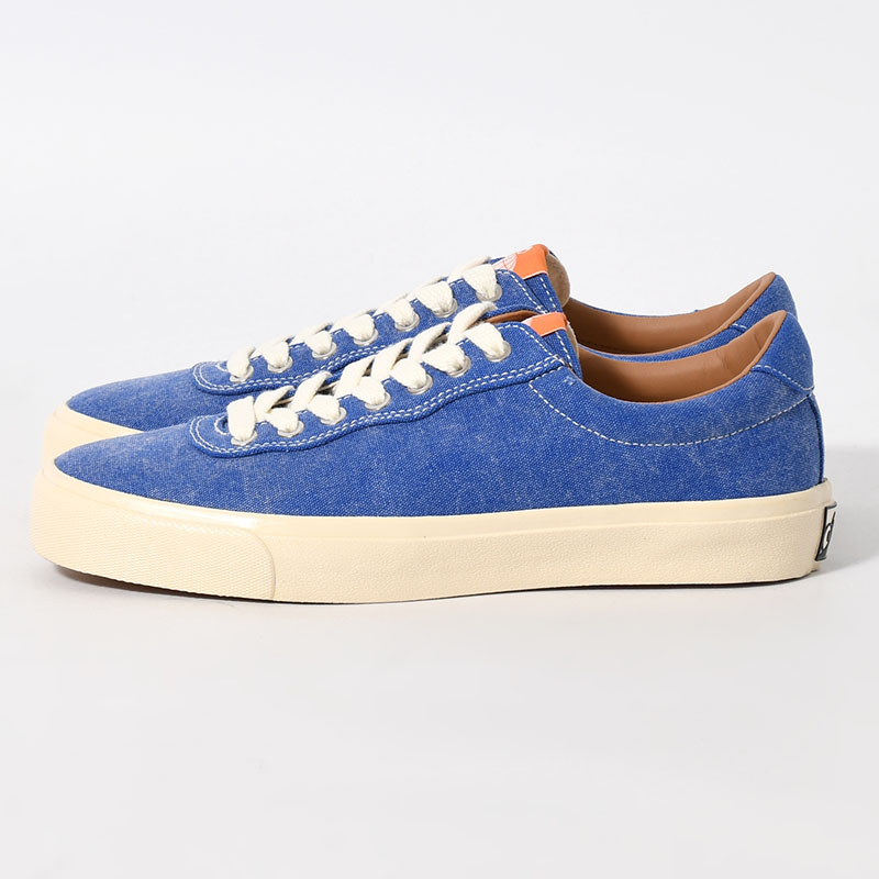 VM001 LO CANVAS -Washed Royal Blue/White-