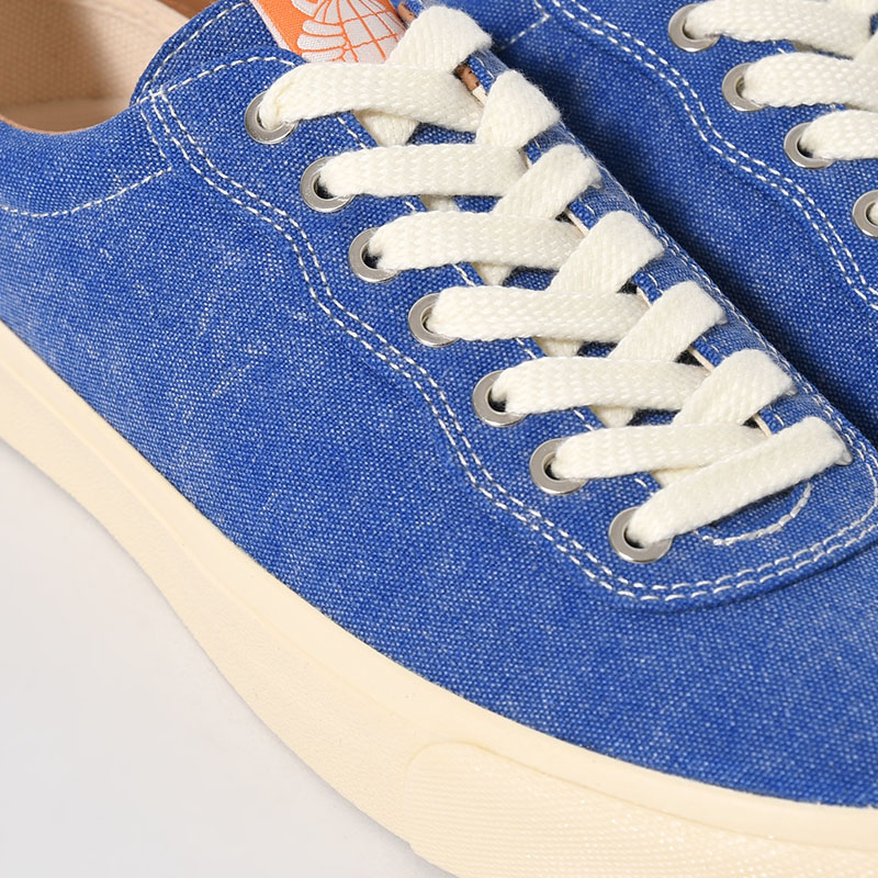 VM001 LO CANVAS -Washed Royal Blue/White-