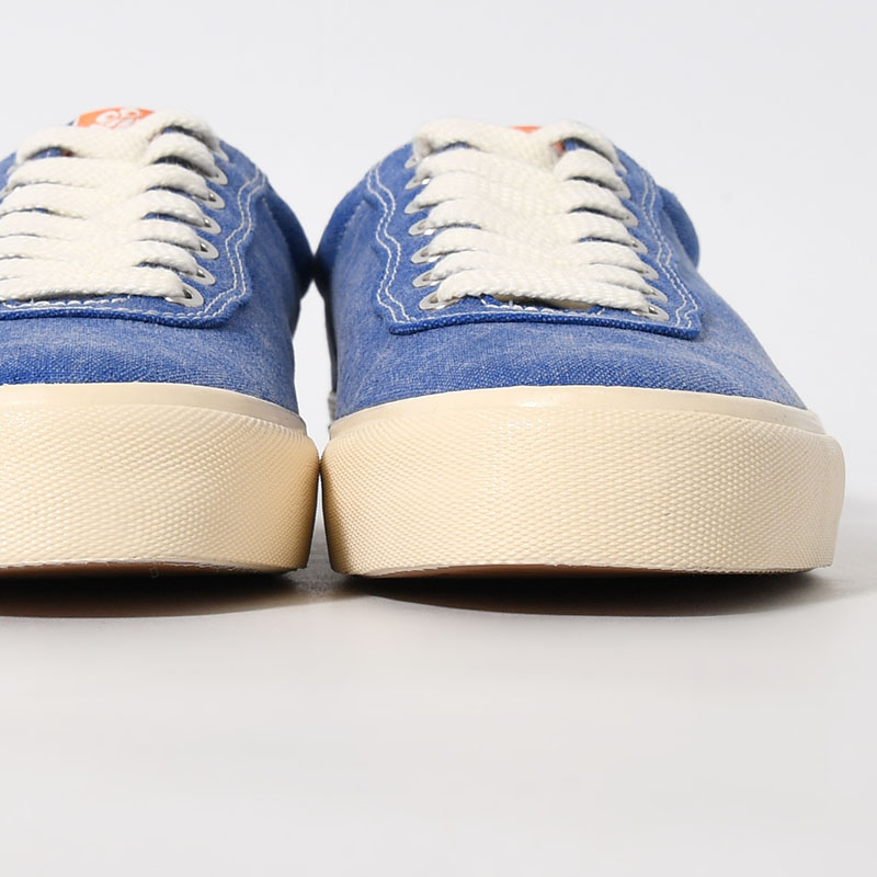 VM001 LO CANVAS -Washed Royal Blue/White-