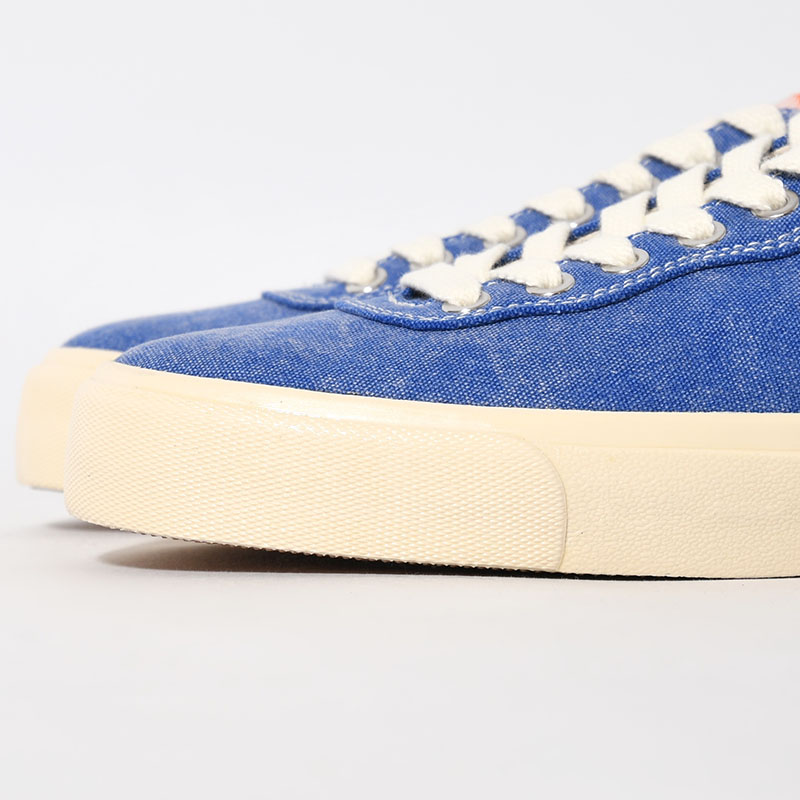 VM001 LO CANVAS -Washed Royal Blue/White-