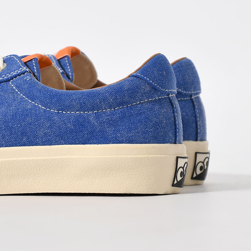 VM001 LO CANVAS -Washed Royal Blue/White-