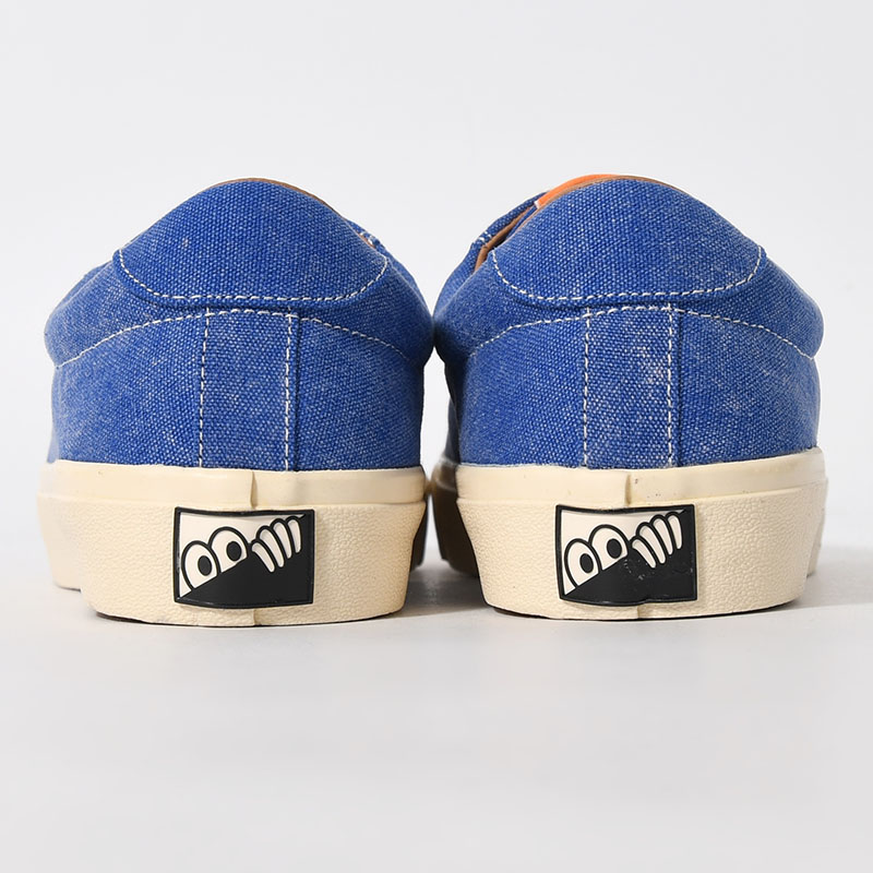 VM001 LO CANVAS -Washed Royal Blue/White-