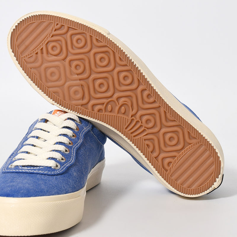 VM001 LO CANVAS -Washed Royal Blue/White-