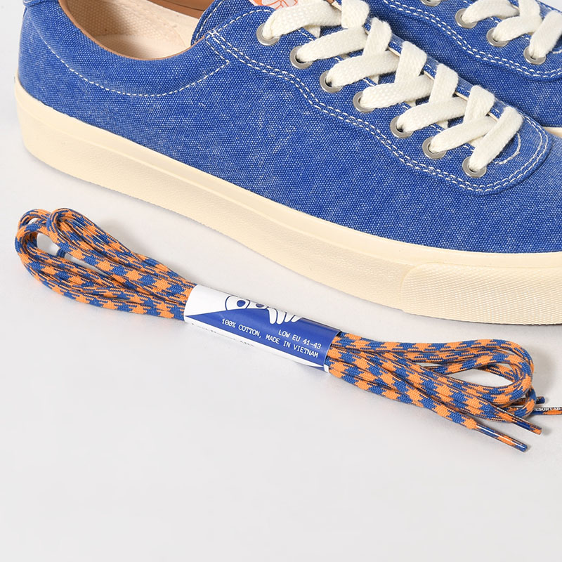 VM001 LO CANVAS -Washed Royal Blue/White-